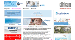 Desktop Screenshot of clinicum.ch